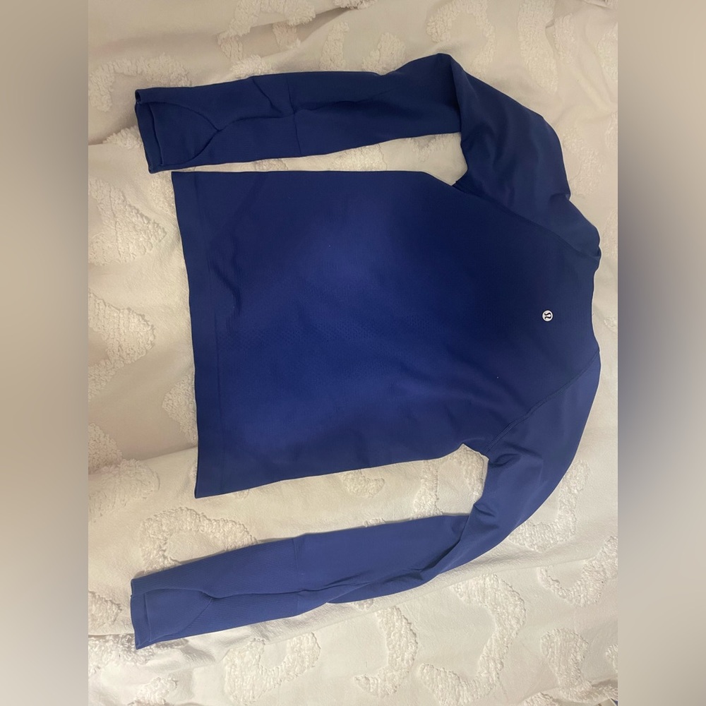 Lululemon, Size 4, Psychic/indigo, Race Length Long Sleeve, Swiftly Tech